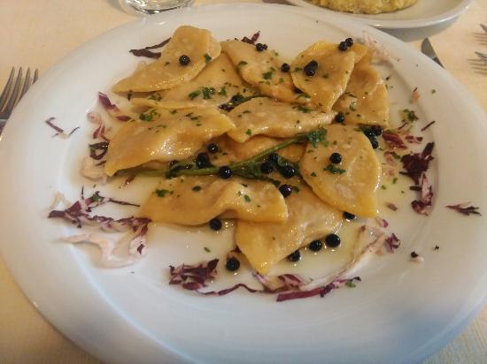 agnolotti di trota