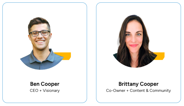Ben Cooper and Brittany Cooper of amplify CFO