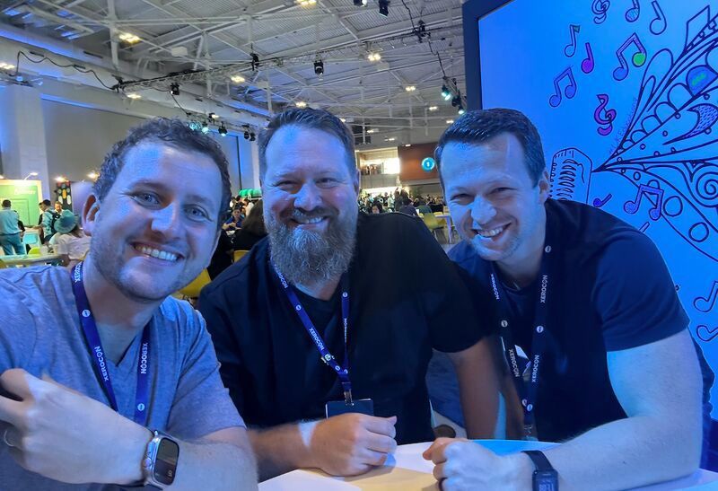Joe and Ben at a Xero accounting software conference
