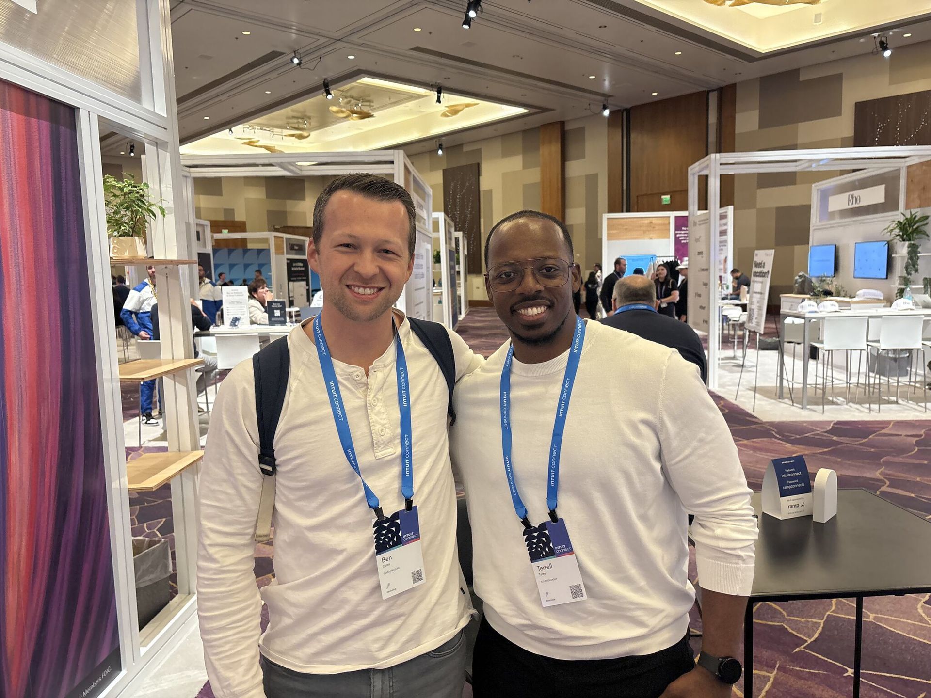 Ben at the Intuit QuickBooks conference