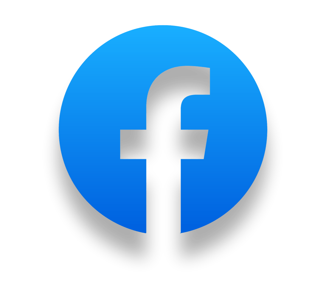 Facebook logo: white 