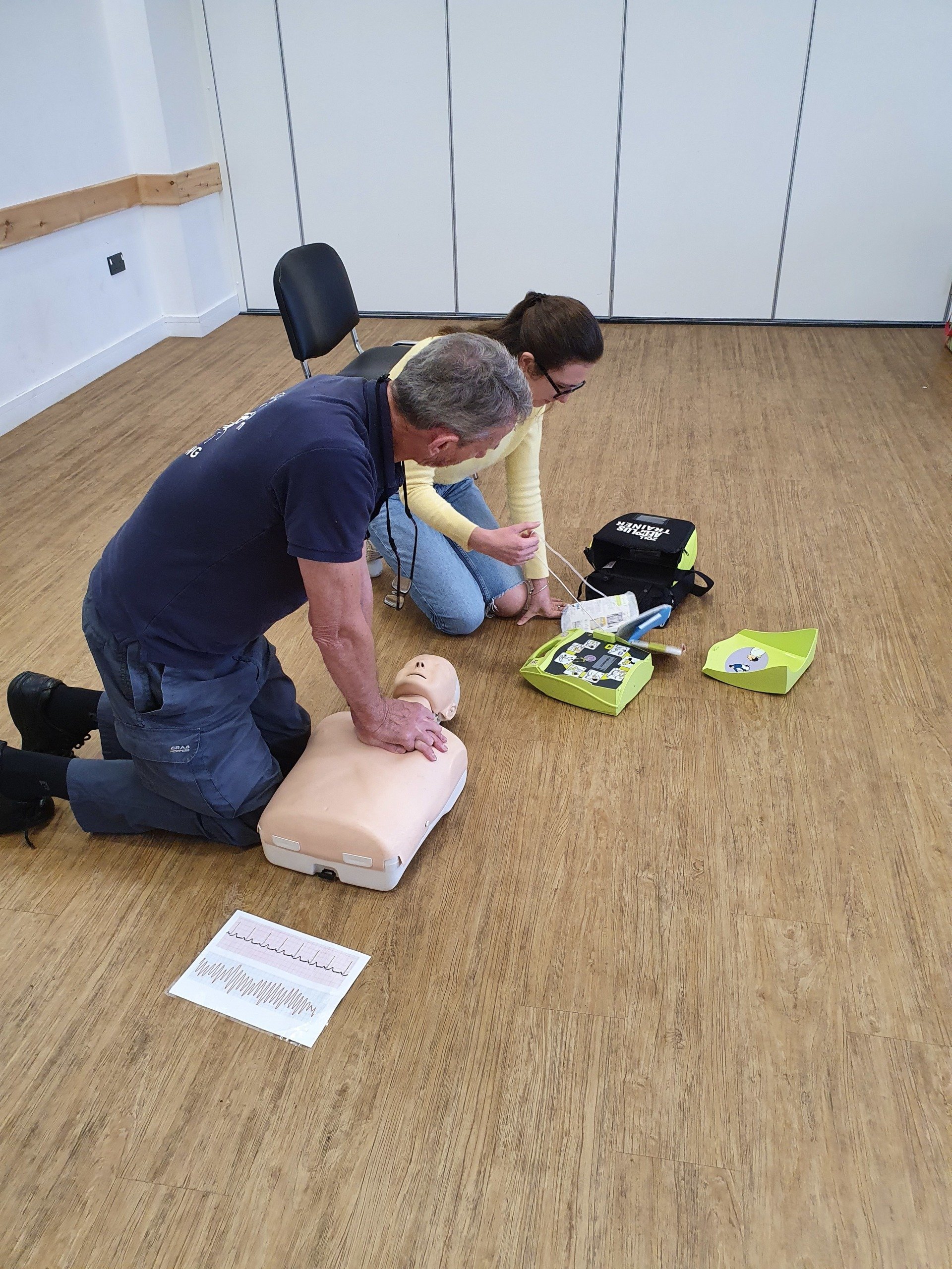 Whitehorse leaders in First aid and Woodland Training.