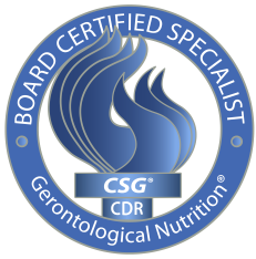 Board Certification as a Specialist in Gerontological Nutrition Logo