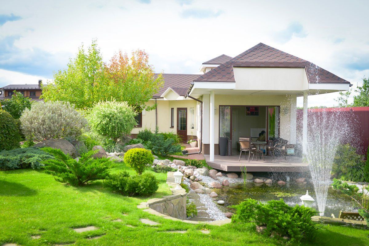 Garden with Ornamental Trees and Plants — El Paso, TX — Daniel's Tree & Landscaping, Inc.