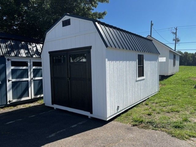 10 x 16 Lofted Barn Wired and workbench