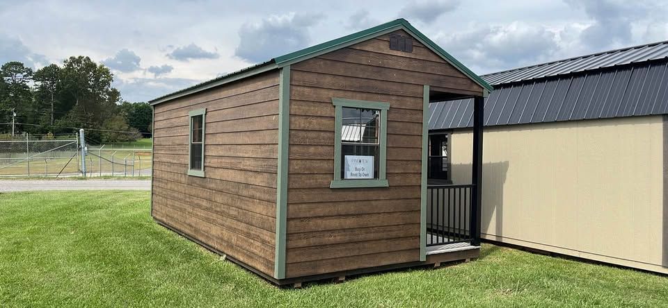 12x20 Porch Mini Cabin- Ready to Deliver now!