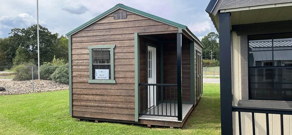 12x20 Porch Mini Cabin- Ready to Deliver now!