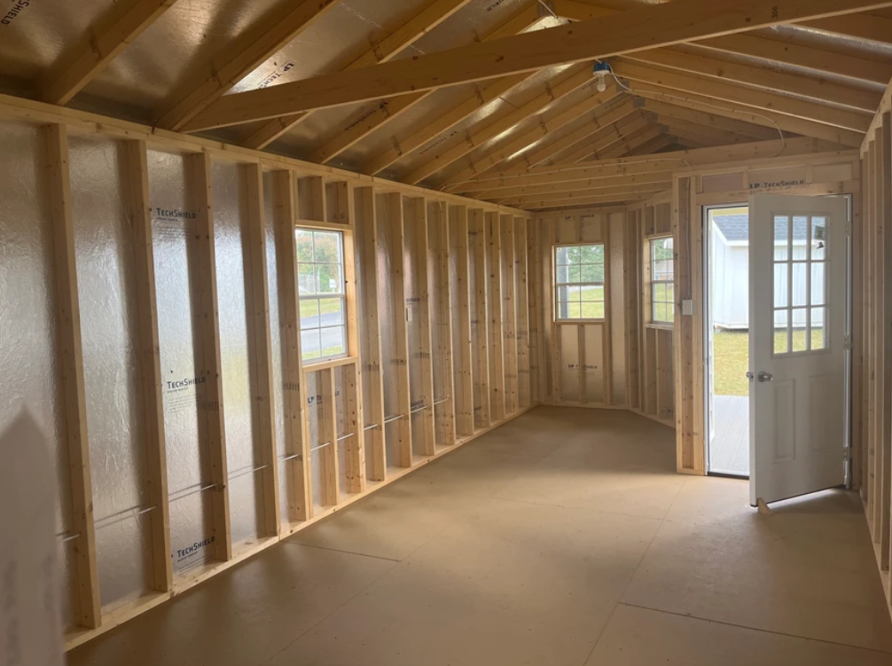 12x32 Dlx Porch cabin- In stock for immediate FREE local Delivery