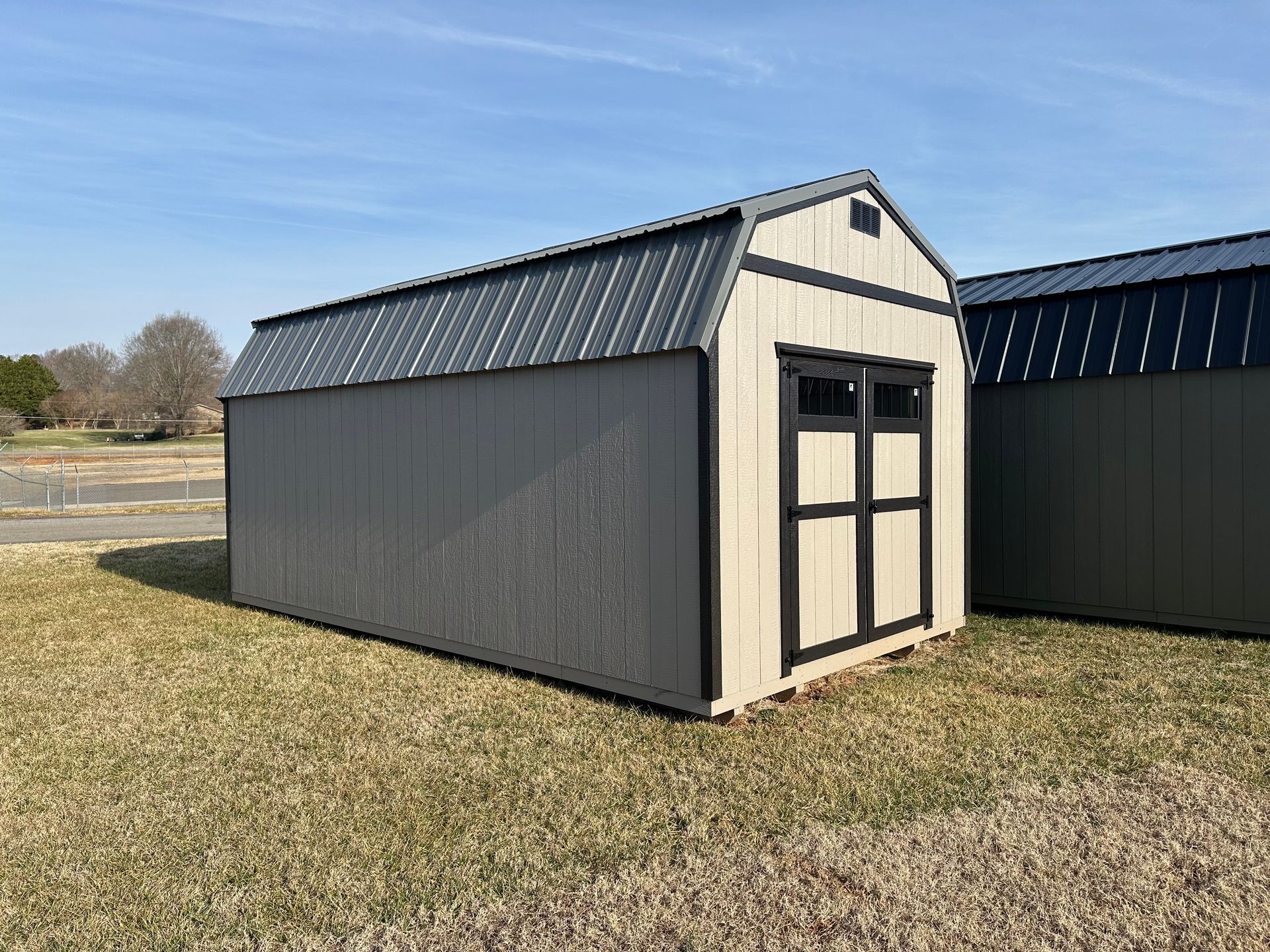 12 x 20 Lofted Barn Low Wall
