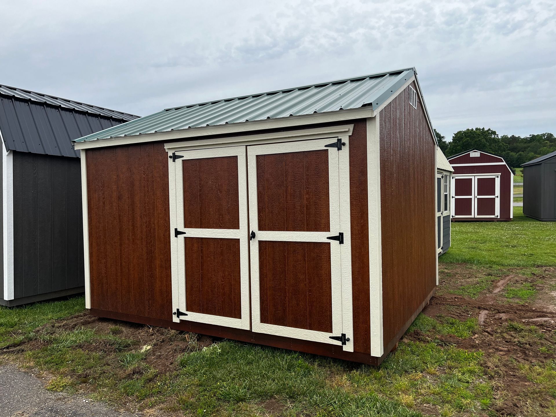 10x12 A Frame - Garden Tool Shed- SmartSide 50 yr material