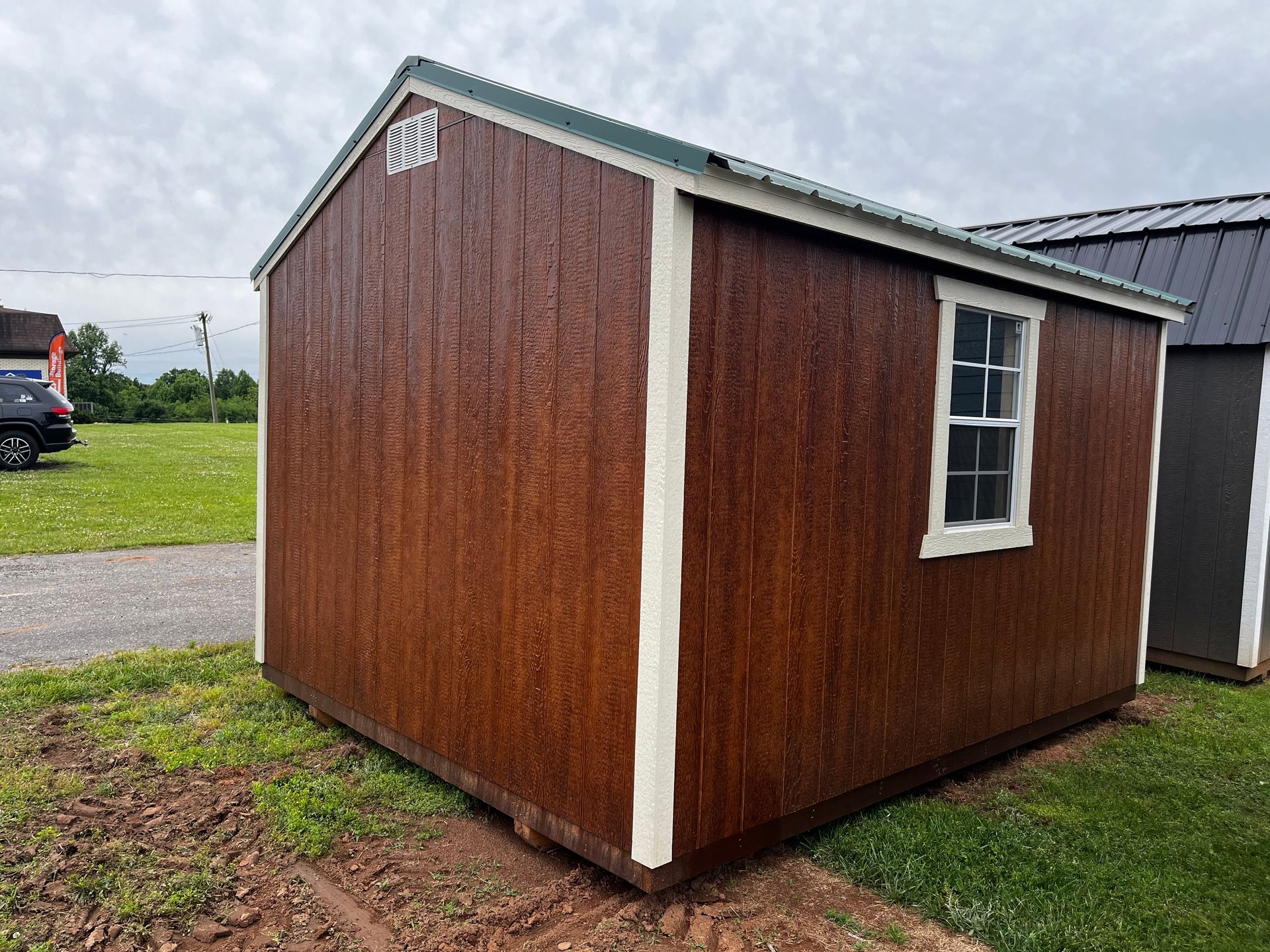 10x12 A Frame - Garden Tool Shed- SmartSide 50 yr material
