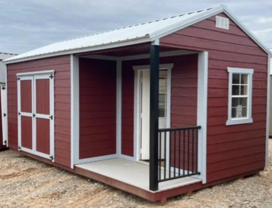 Wood shed delivery & set up in Hickory, NC