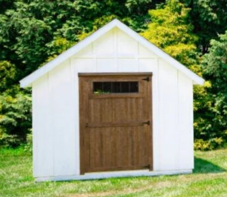 Wood shed installation in Hickory, NC