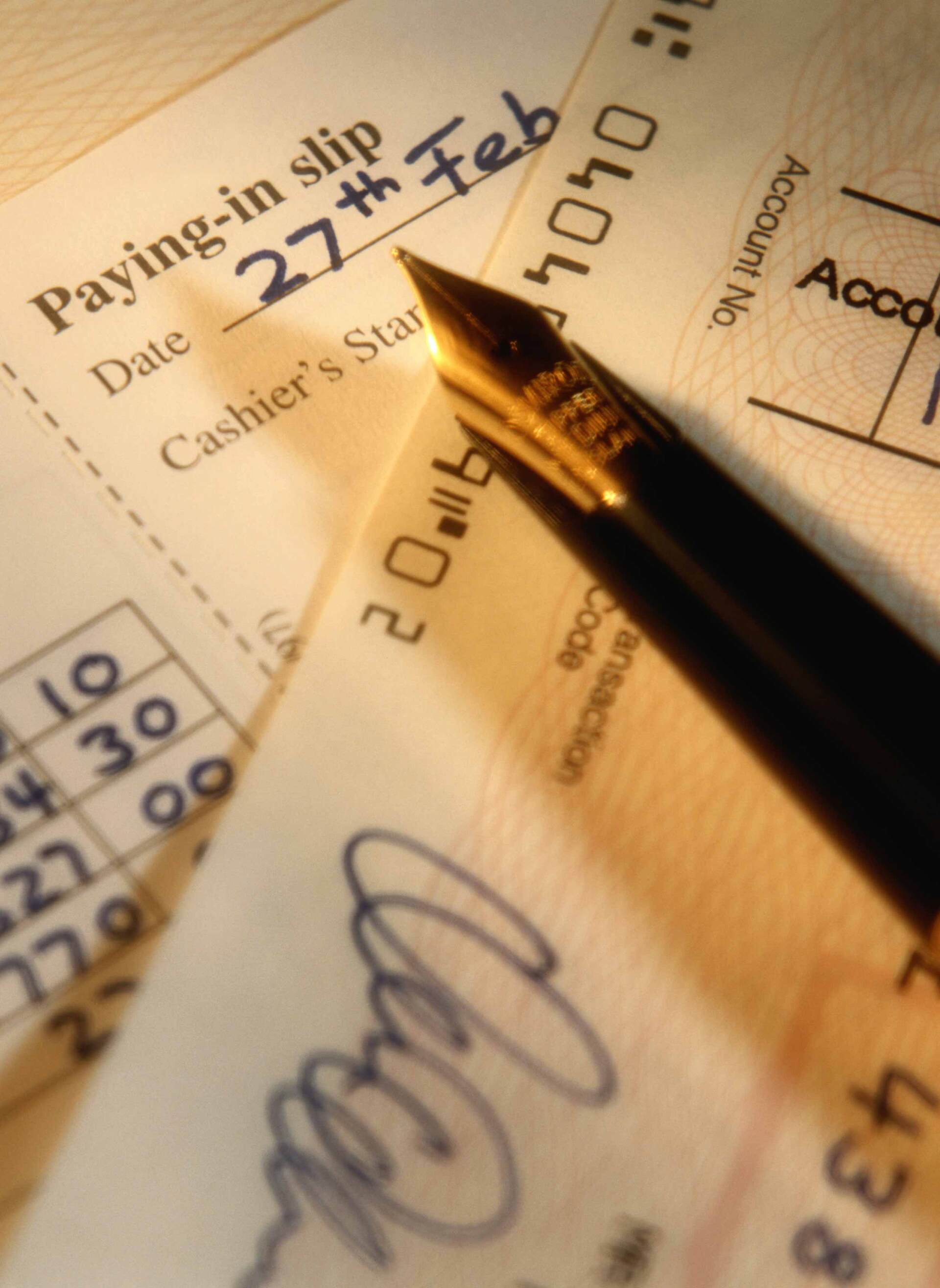 A Paying-In Slip — Tarboro, NC — Tarboro Savings Bank