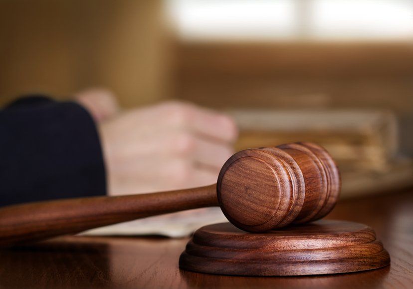 gavel in courtroom