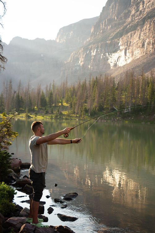 Fly fishing in Yellowstone