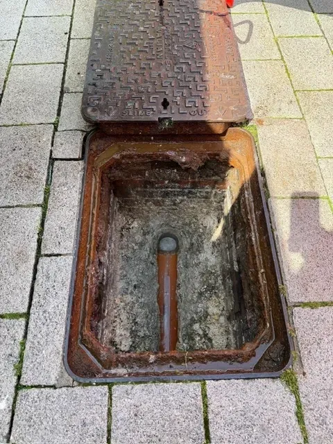 Unblocked drain after clearance