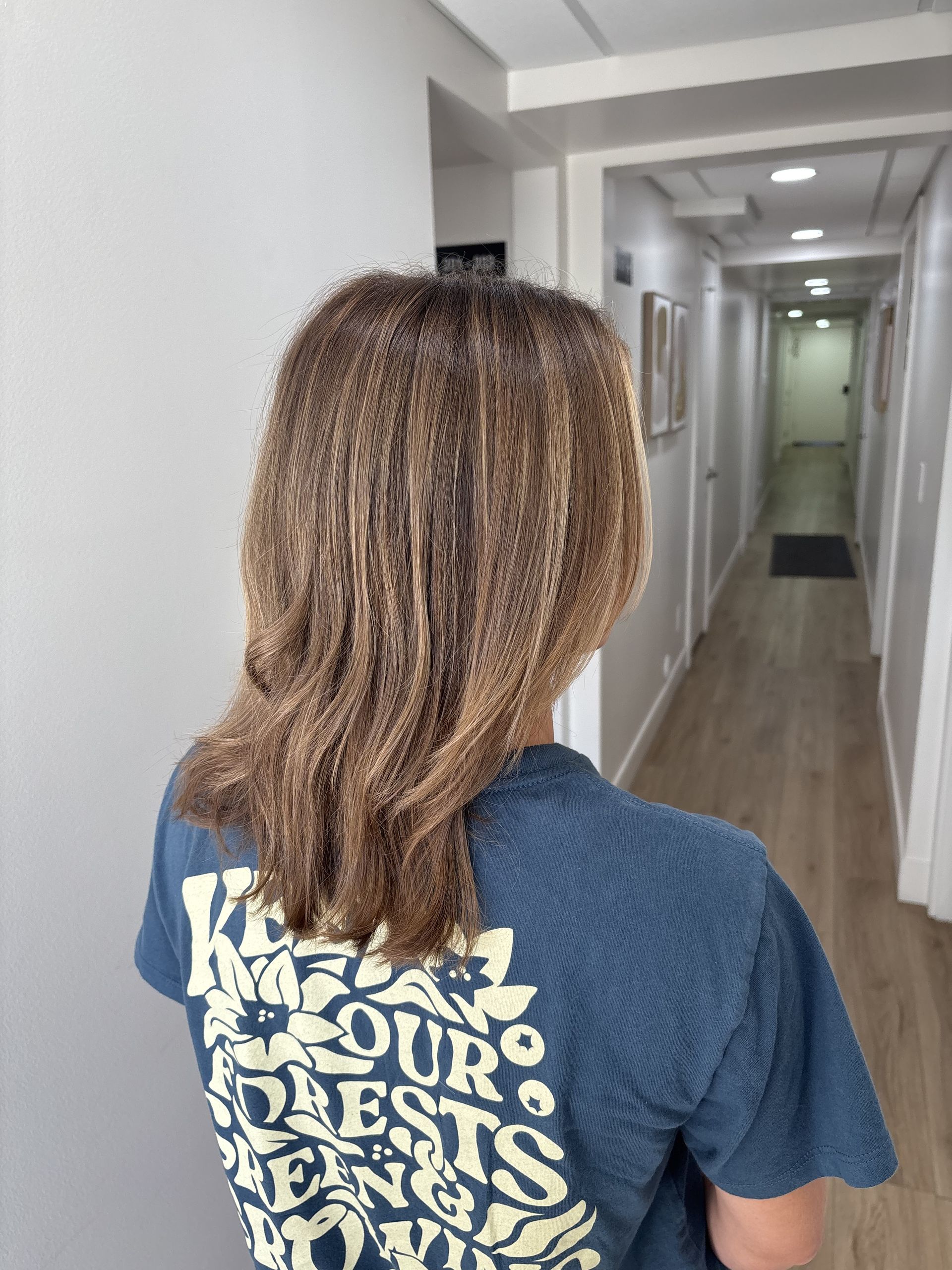 “Root touch-up and color blending service at Looks by Lovato Sandy Utah”