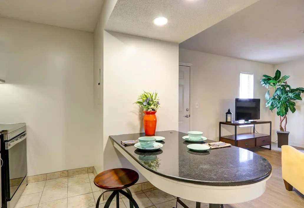 Dining nook next to the kitchen