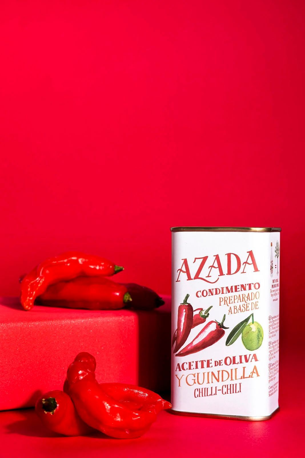AZADA 亞查達 天然辣椒風味 特級初榨橄欖油（225ml）