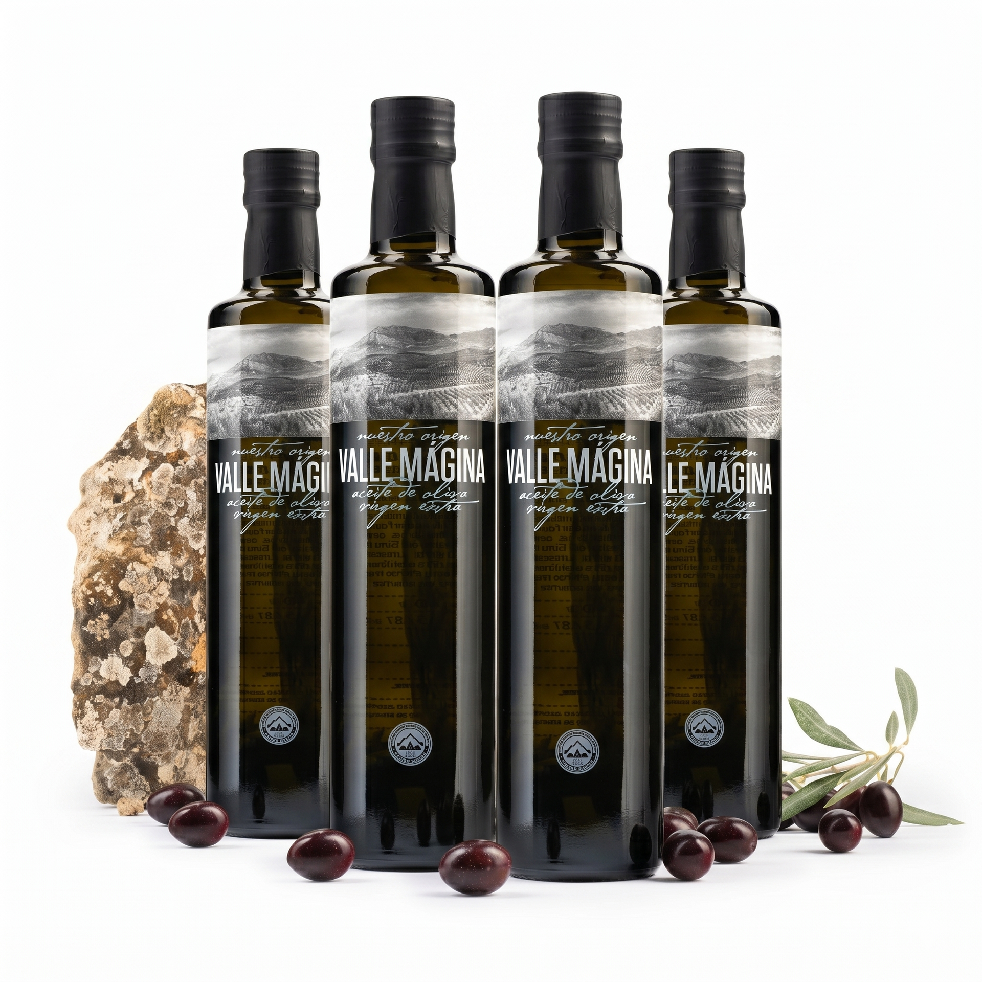 VALLE MÁGINA 瑪西納之谷 特級初榨橄欖油（500ml）｜四瓶盒裝