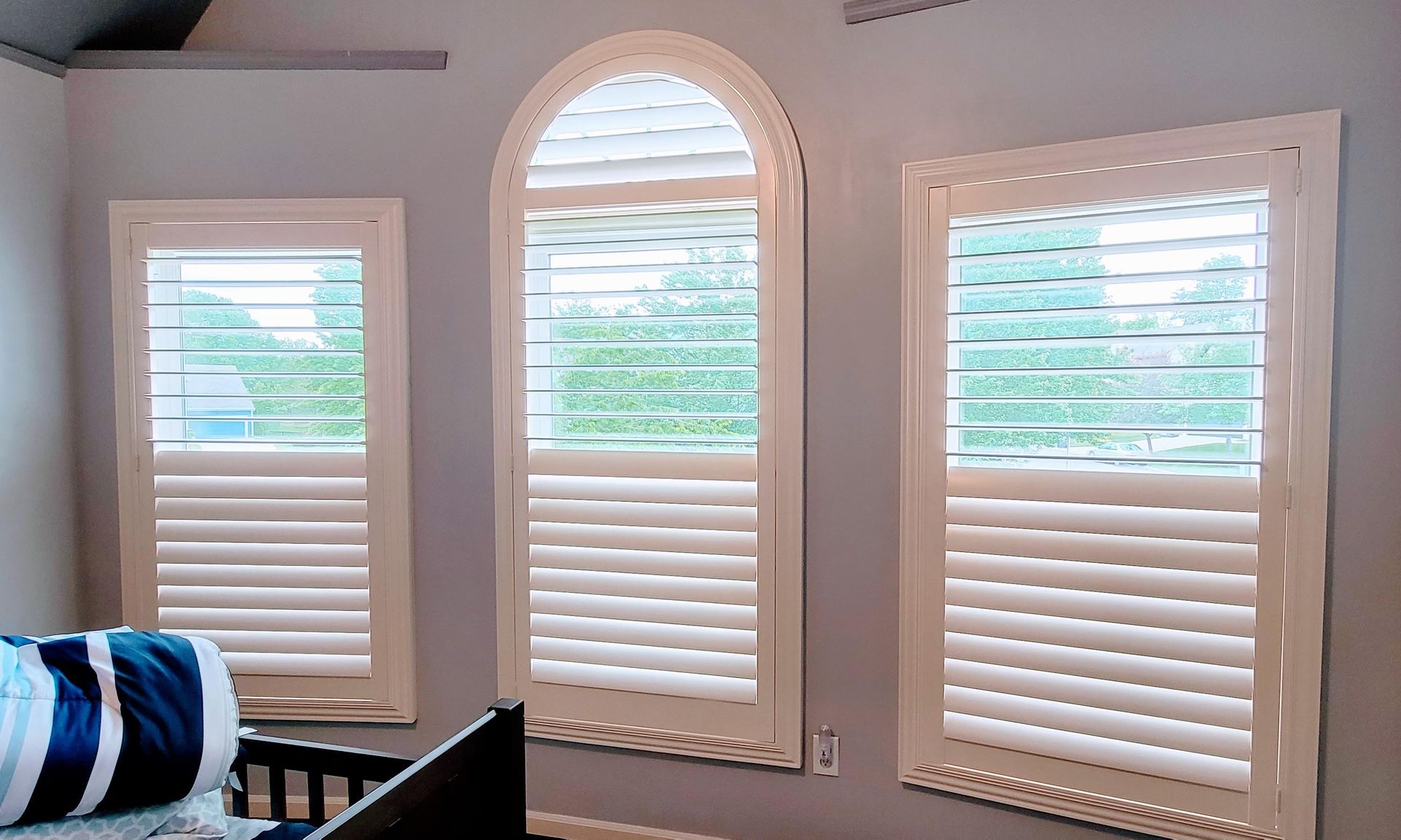 solar shield shutter installed in residential home in kansas city