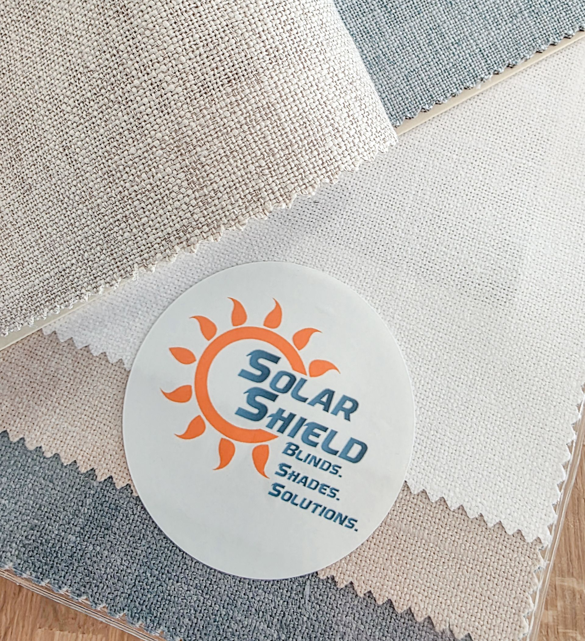 Fabric options for window treatments; Elevate by Solar Shield
