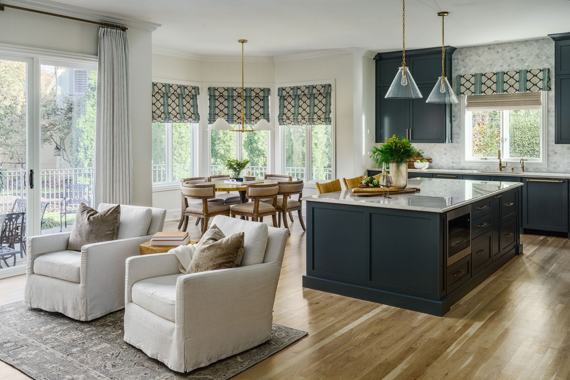 DRAPERY & SOFT TREATMENTS by Solar Shield. Roman Shades
