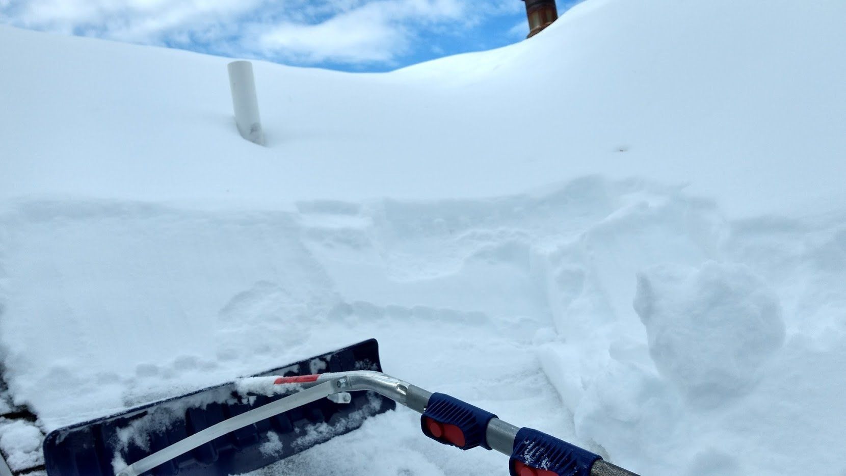 Wiping Snow On Window — Hadley, MA — Family Window Cleaning & Property Maintenance