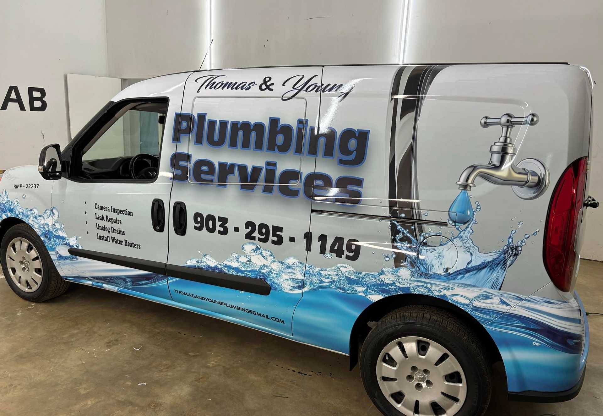 White van with 