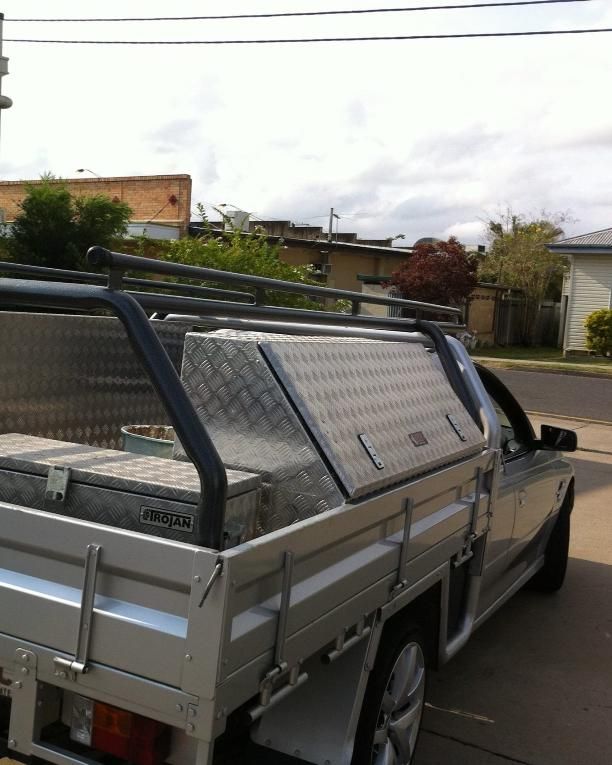 A Silver Truck is Parked on the Side of the Road — Ace Exhaust Centre in Berserker, QLD