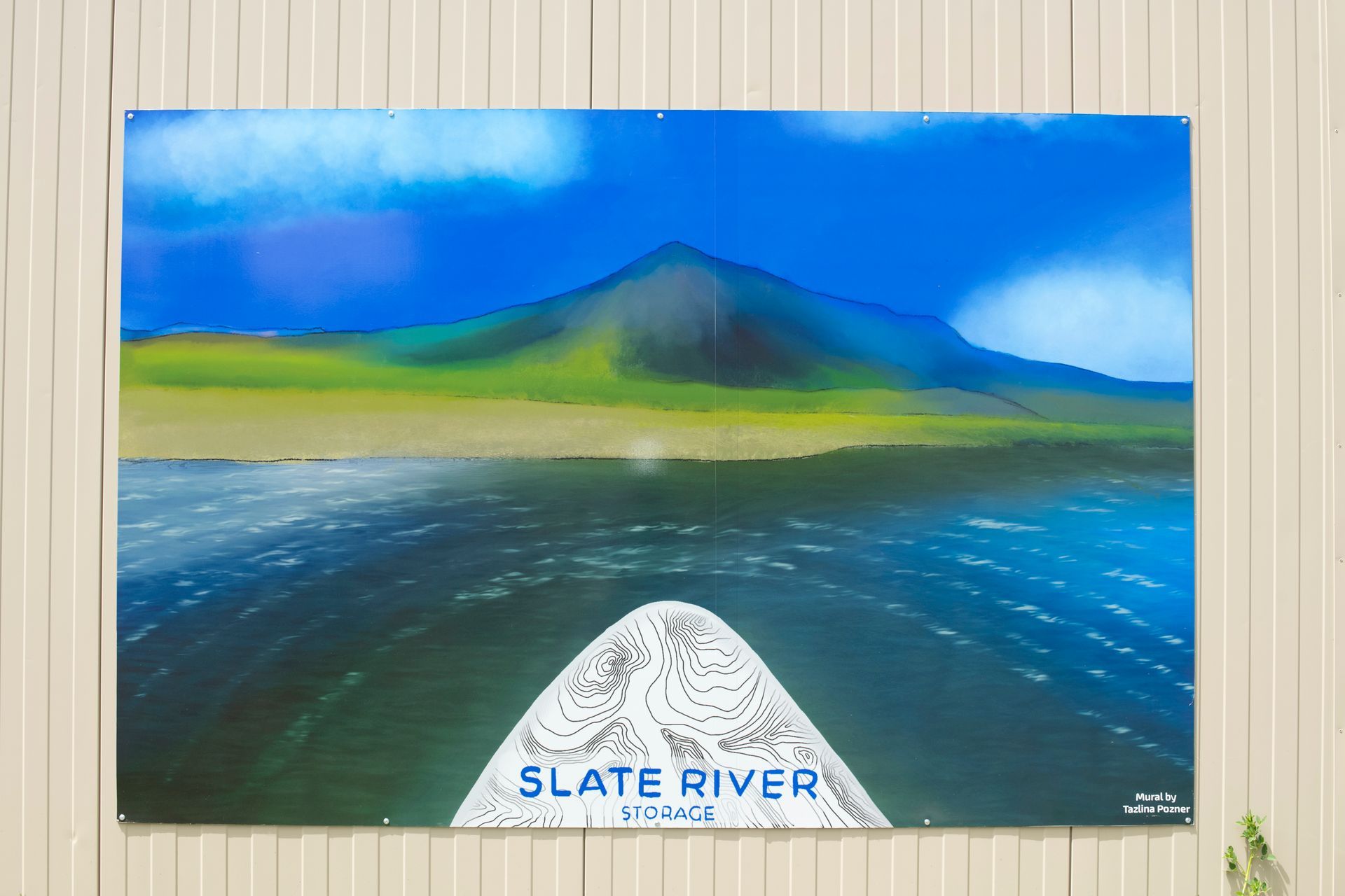 student mural slate river storage