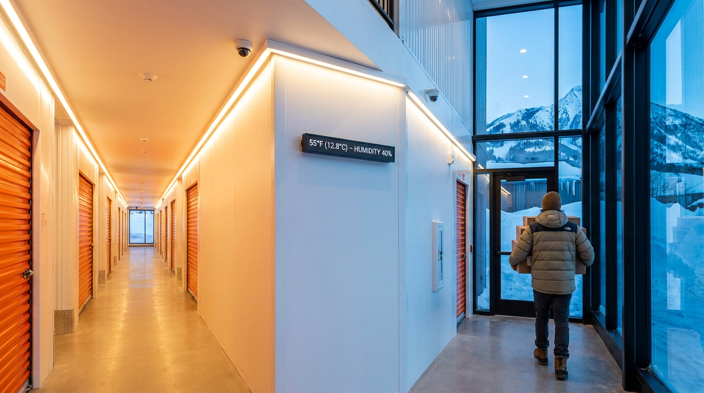 Climate controlled heated storage in Crested Butte