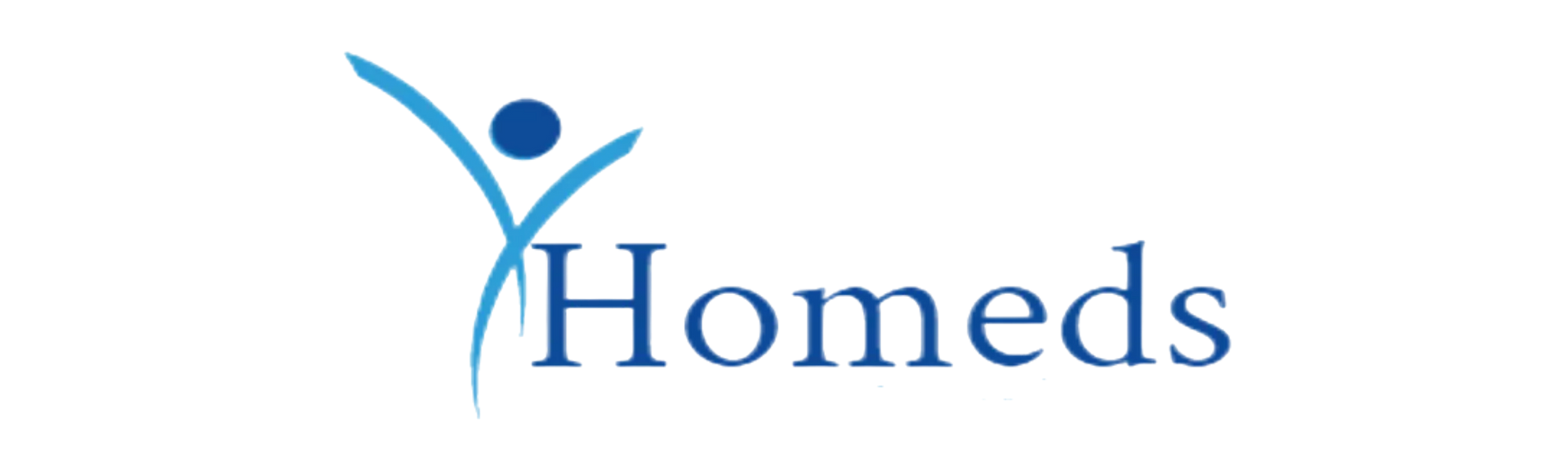 un logo bleu pour homeds soins et services