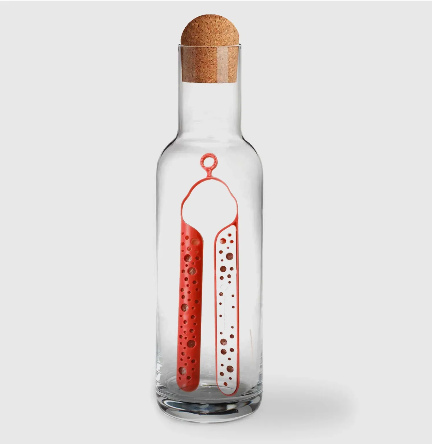 Red filter in a bottle