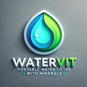 Logo with waves and leaves