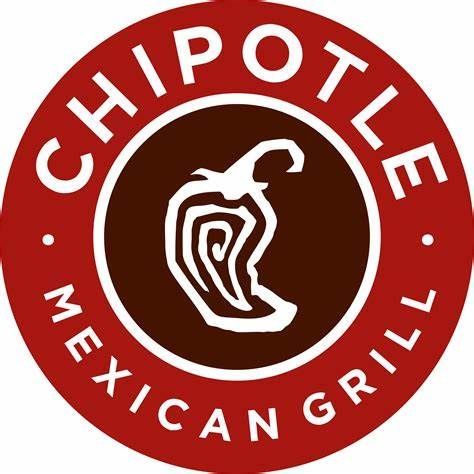 Chipotle Mexican Grill logo in red, white, and brown with stylized pepper icon