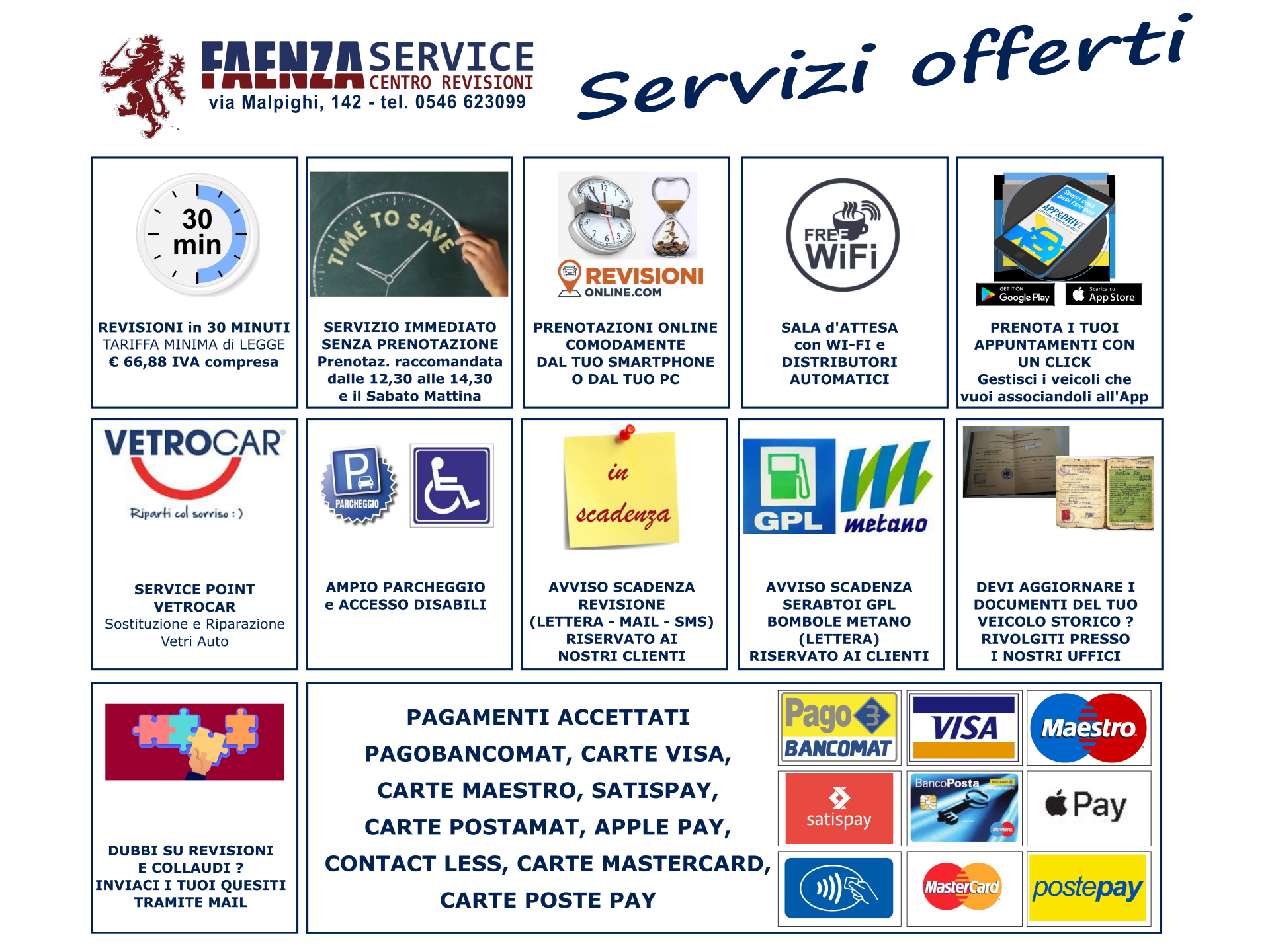 esterno del centro revisione