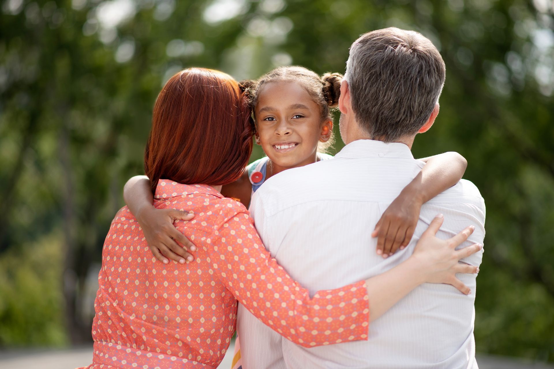 foster parent dropping child off at daycare in Ohio