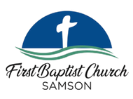 A logo for the first baptist church in samson alabama