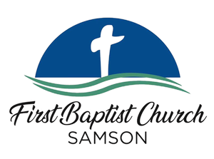 A logo for the first baptist church in samson