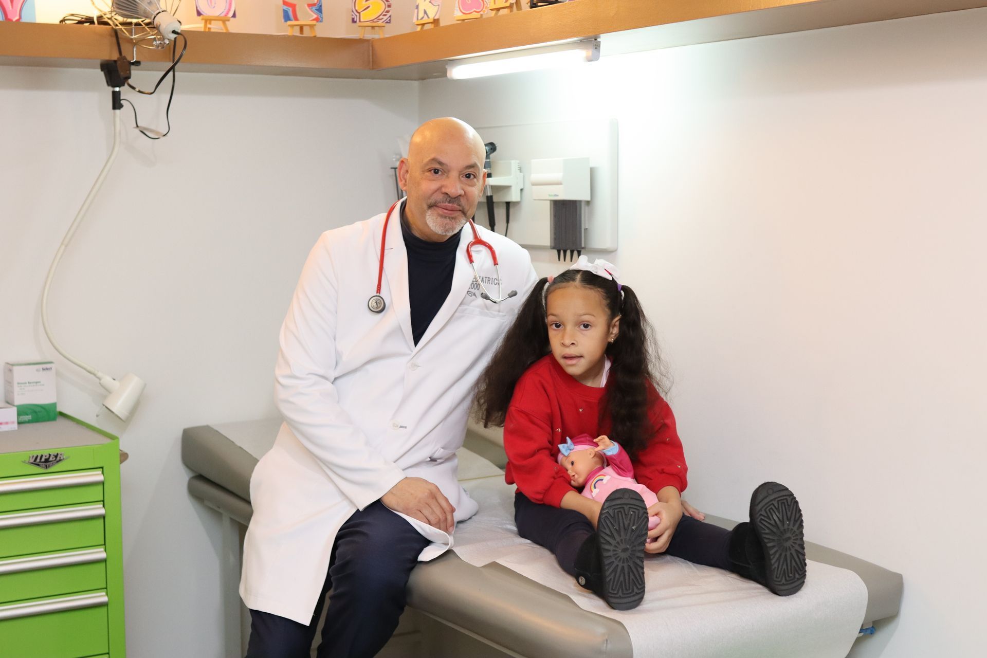 Doctor with child
