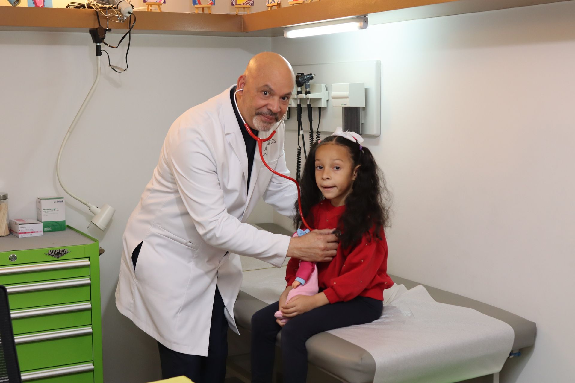 Doctor with child
