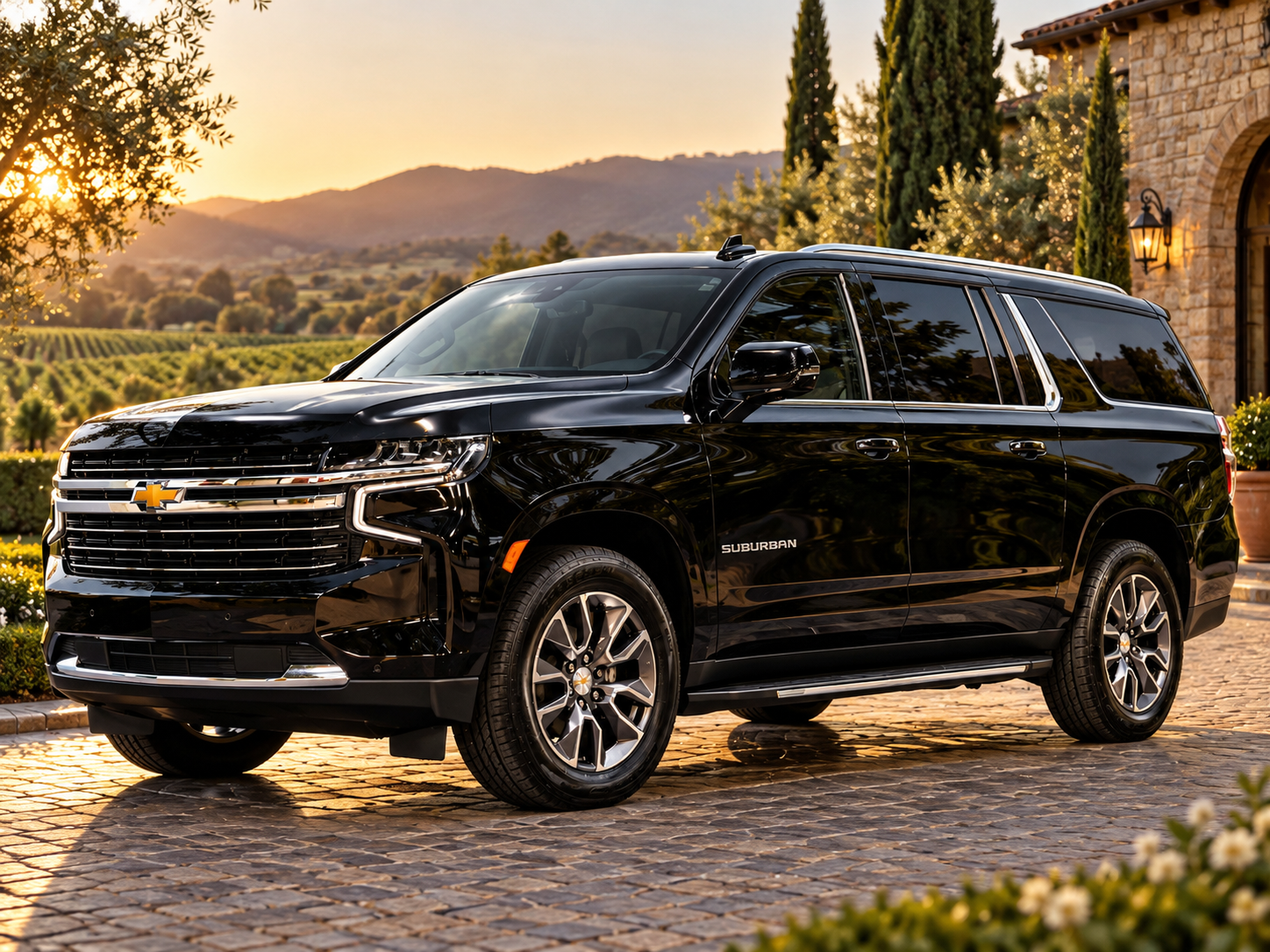 Coastal Private Chauffeur black Chevrolet Suburban SUV
