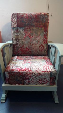 Bohemian stoel met nieuwe prin