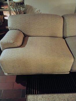 moderne beige hoek bank
