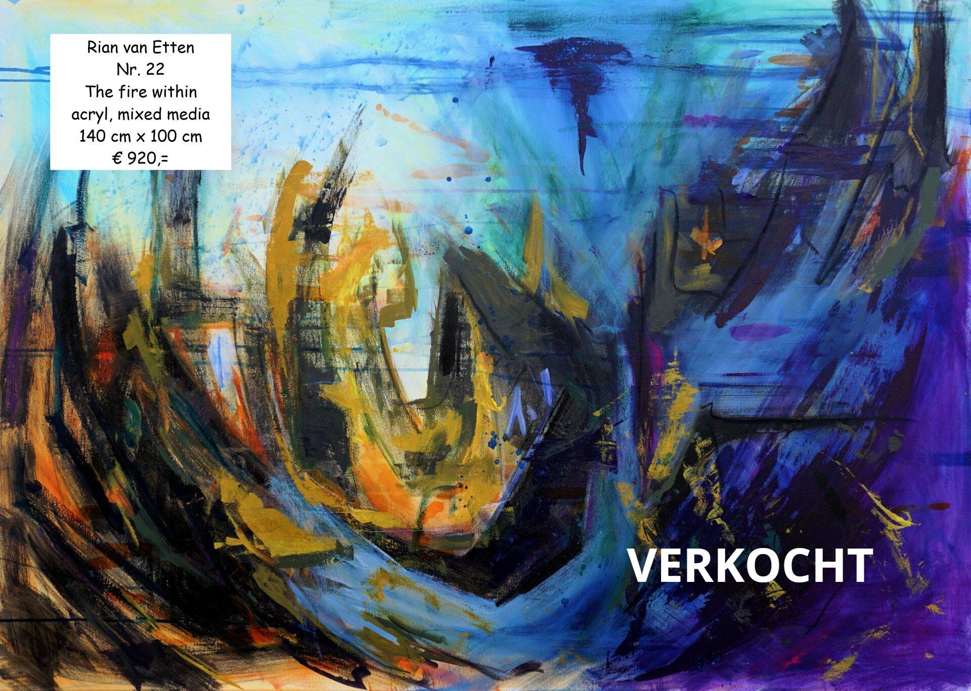 abstract schilderij