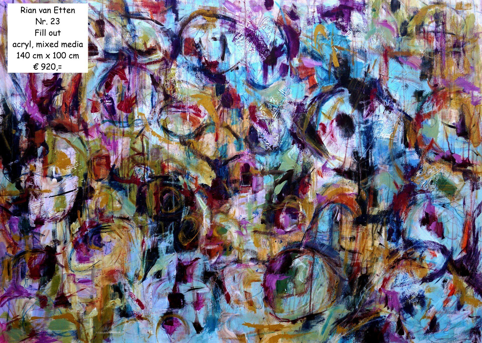 abstract schilderij