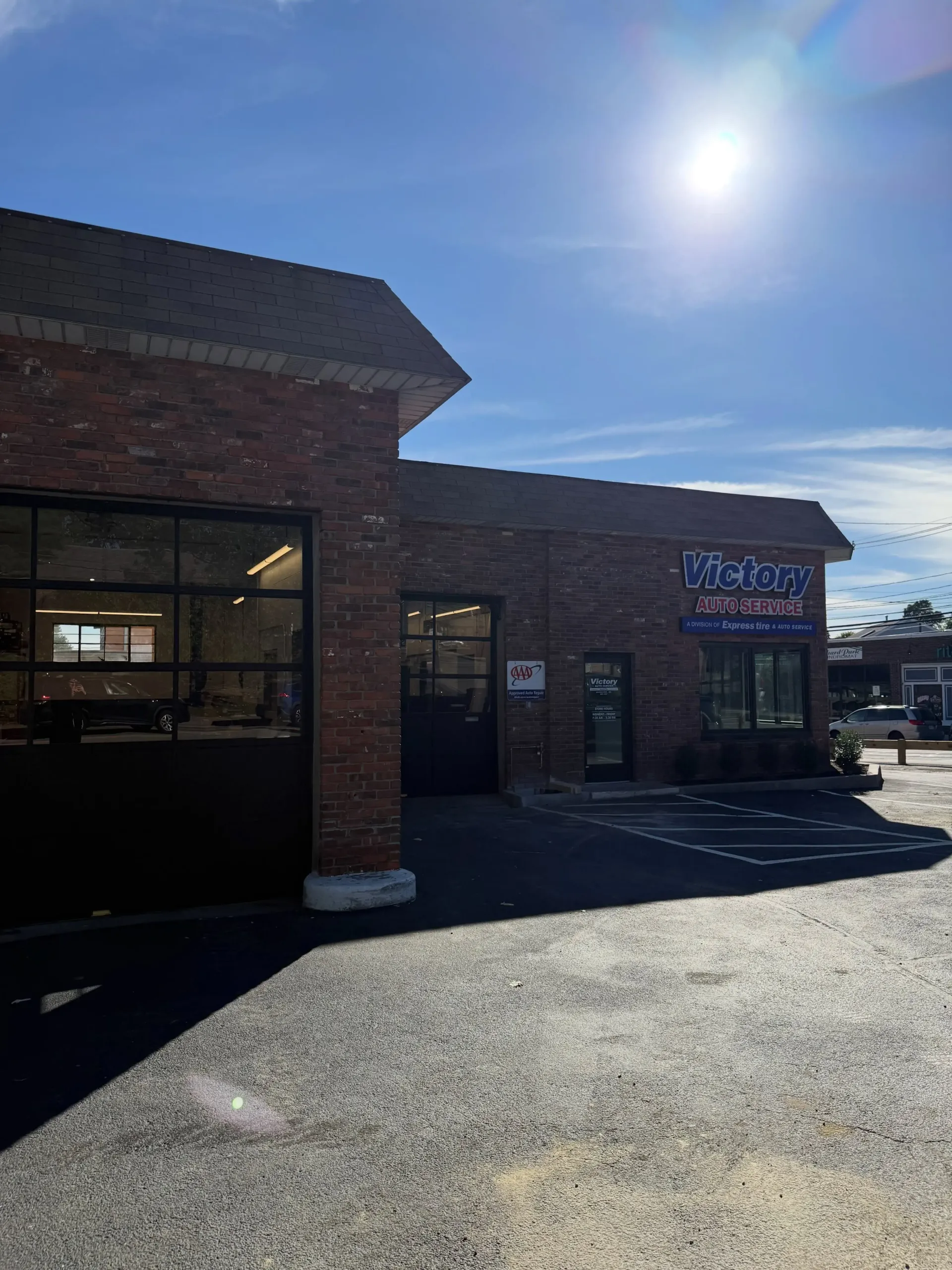Victory Auto Service Shop Exterior | Express Tire & Auto Service