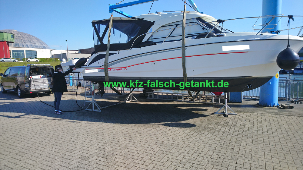 Boot falsch getankt - Entsorgung Kraftstoff Boot falsch getankt - Entsorgung Kraftstoff
